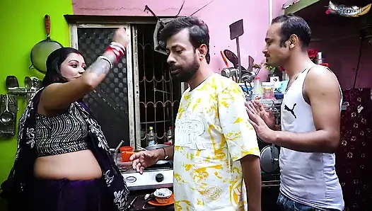 DESI MALLU BHABHI HARDCORE FUCK WITH LOCAL DEBAR AT KITCHEN WHEN SHE WAS ALONE AT HOIME FULL MOVIE ( HINDI AUDIO)