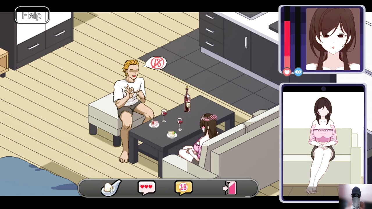 Ntraholic gameplay! Ep-1! A cute couple shifts in my rented apartment!
