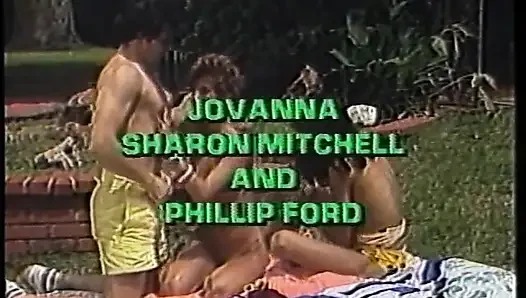 Vintage stud gets cock sucked and fucked by tranny and short haired slut