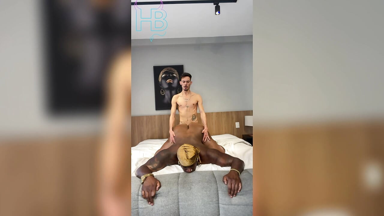 Cum deep in the big guy's ass