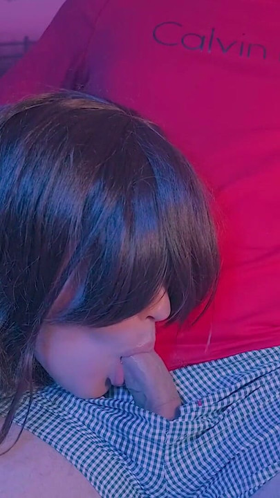 Stepson fucked me deep in the mouth, He knew that I was faking And put His dick deep in my throat | Clip 2