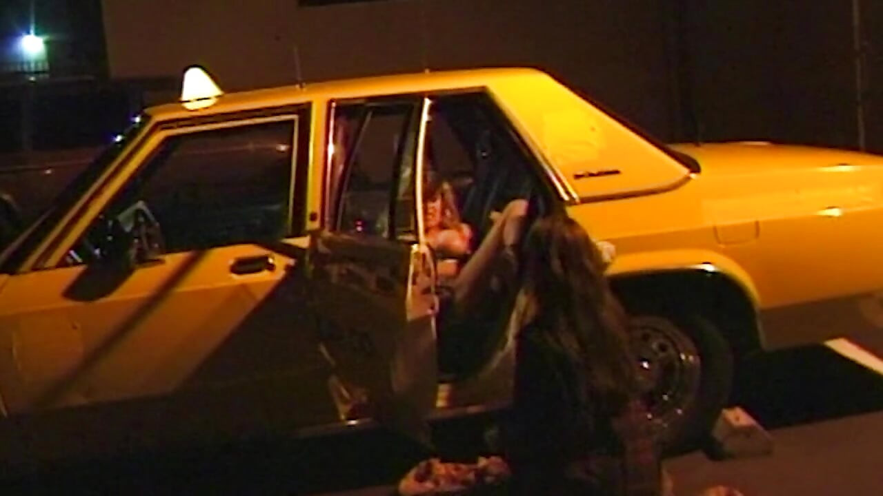 Versaute Taxifahrt bei Nacht