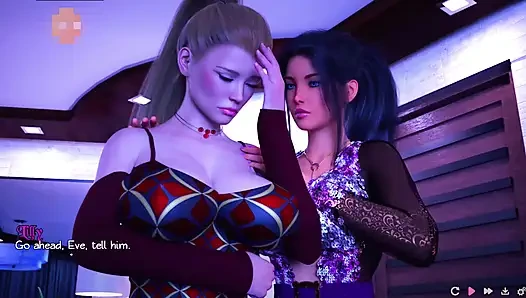 Saf aşk #14 - kızlar ve Jack 4'lü grup seks yaptı.