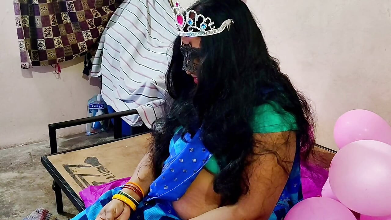 Indian Housewife on Her Birthday