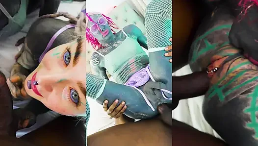 POV TRANS dreier - tätowierte Mazhem & josh