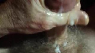 Havin a solid wank over some tight foreskin cock!