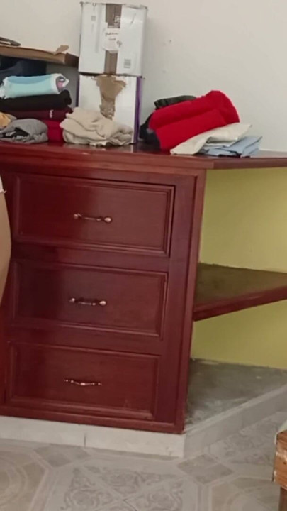Chubby Mom Tidying Up Room And Folding Laundry 3 | Clip 2