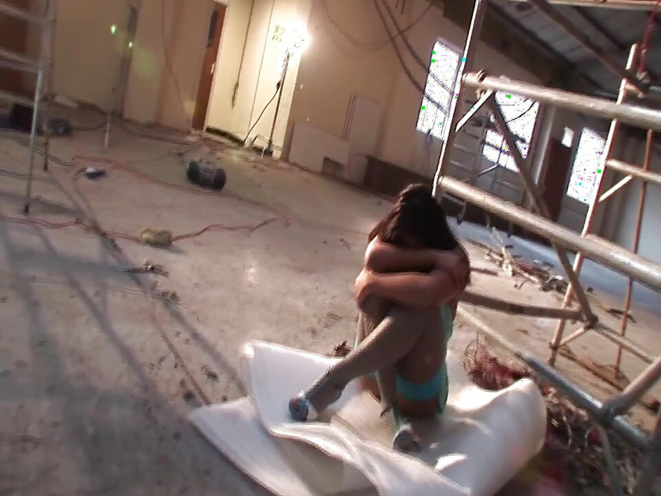 Sluts in Class Scene-4_booty Busty Brunette Fucking in Threesome in the Middle of the Construction Site