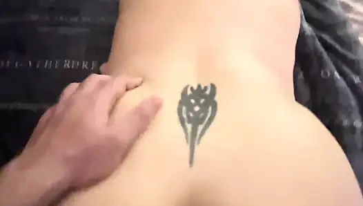 Amateur Stepdaughter Squirts Hard Begging for Daddy Creampie - Intense Multiple Orgasms