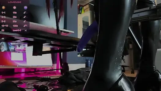 Latex Lingerie & Michellin Man Dildo