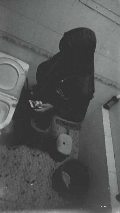 I saw everything my stepson was doing in the bathroom on the camera.