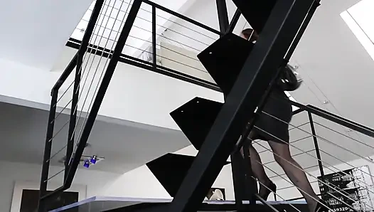 Stepmom washes my pussy in the shower