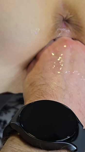 Unforgettable moment from "Cumming Milf toys and fisted before being double penetrated with fist and dick until creampie"