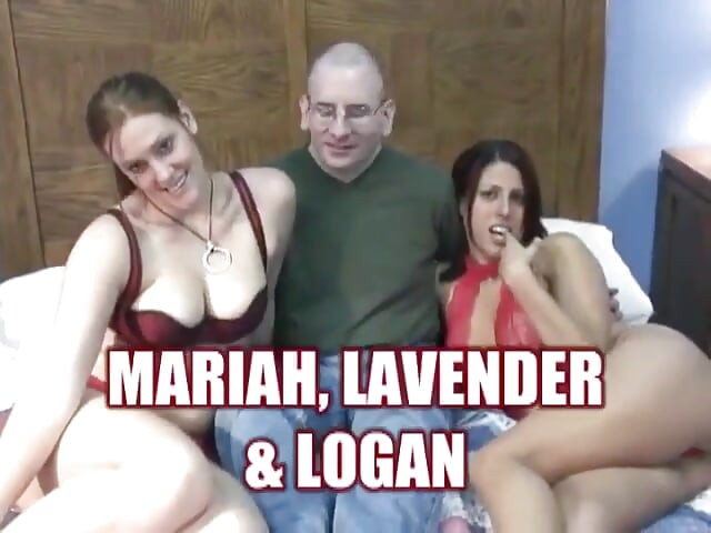 Mariah and Lavender blow a geek