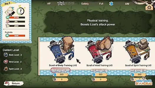 Melarikan diri, peri ninjaku! Gameplay 3d bagian 2 - latihan dan eksplorasi lizet dimulai