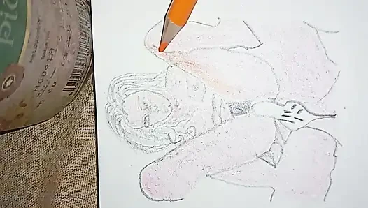 my real stepsis fucking drawing art Indian hot stepsis