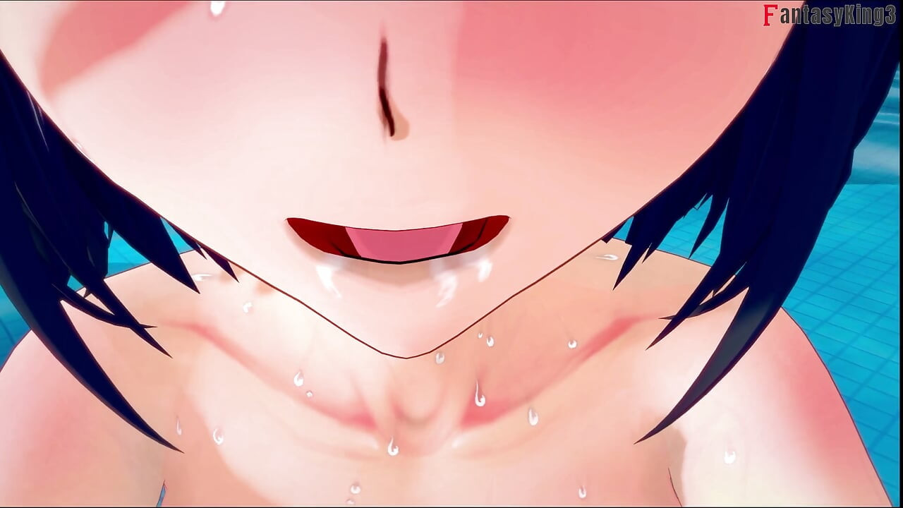 Ryuko Matoi sex on the pool - Killlakill