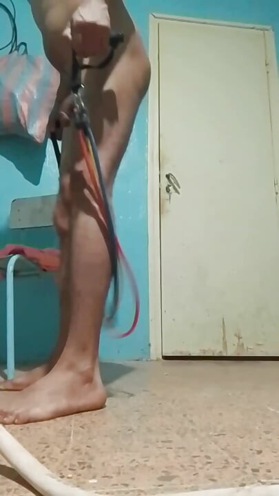 Practicing naked sports