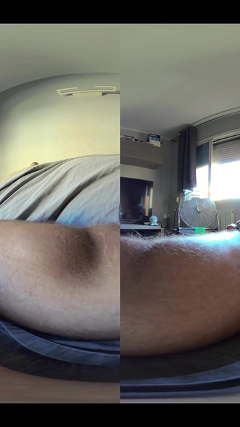 Emotional moment from "VR 8K POV Teaser - Subtitled Dirty Talk Masturbation on the Couch - Full VR on OF, FH and FanCentro"