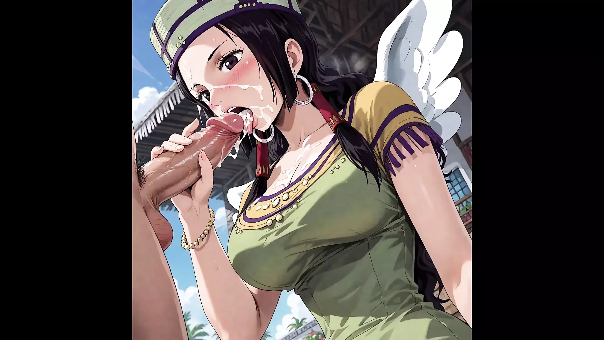 ai Image One Piece Mousse Hen (skypiea)