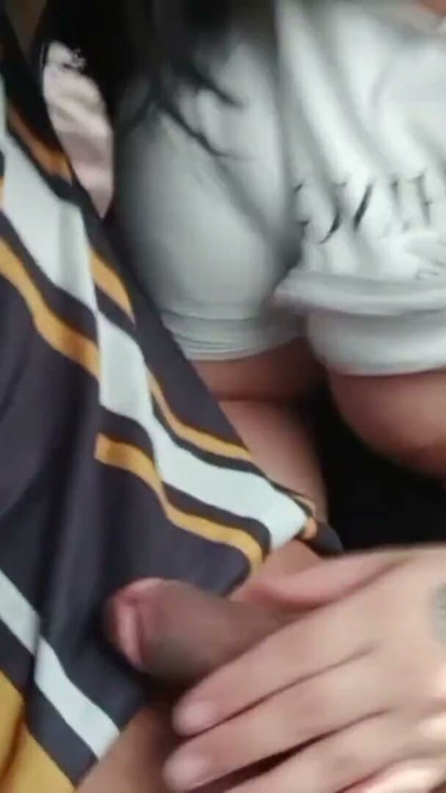 My neighbor asks me to take her to work and the way she repays me for the favor is by sucking my cock | Clip 1