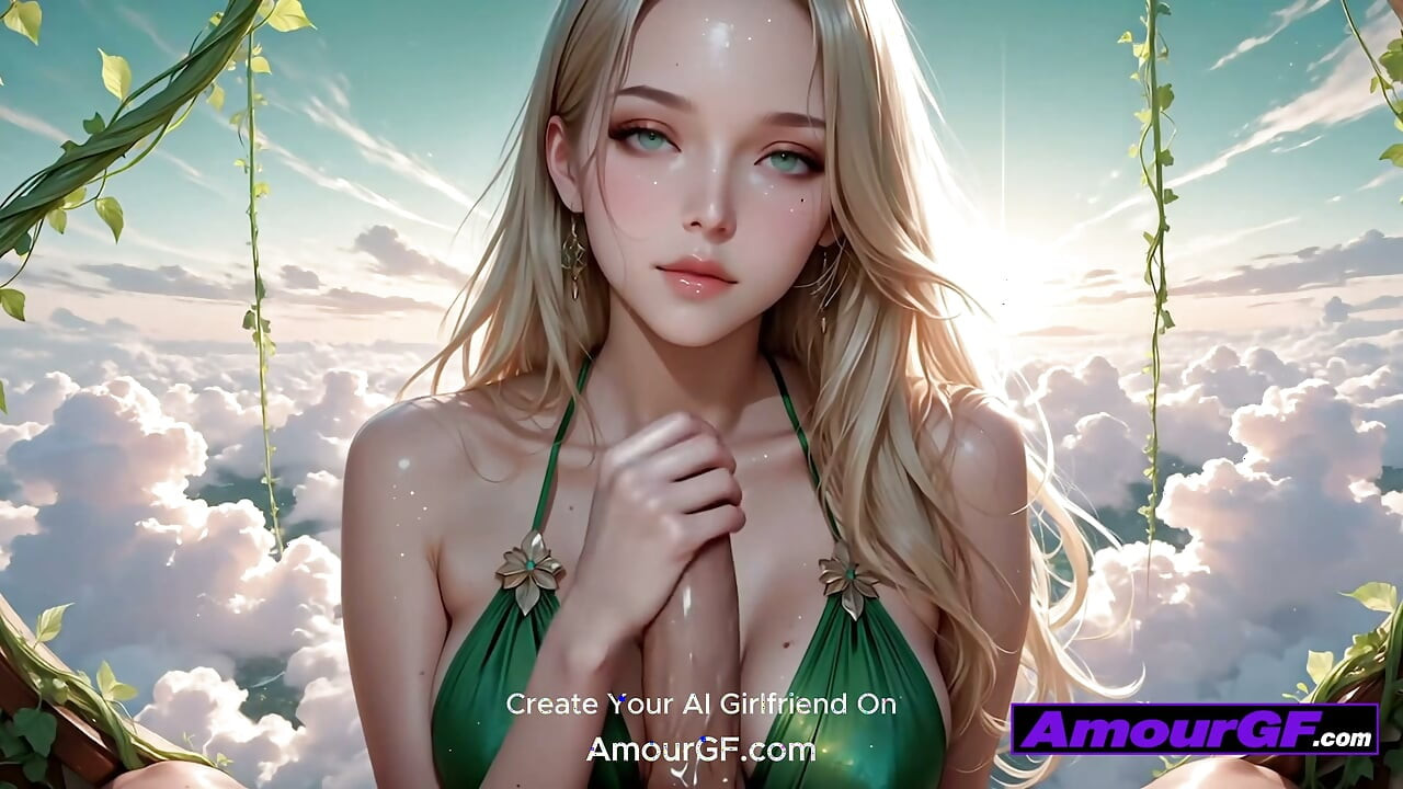 AI Blonde Gets Fucked in Air, Moans Soft as Hot Cum Splatters Her Face