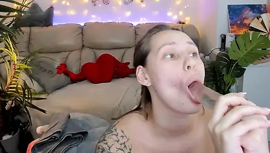 I got tired of sucking and decided to entertain you with my nipple clamps