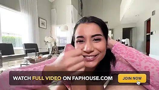 Roxie Sinner is back and ready to fuck my big dick and these huge tits of her love to bounce on top of me!