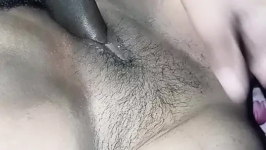 Lovely asian wife moaning while under arm licking