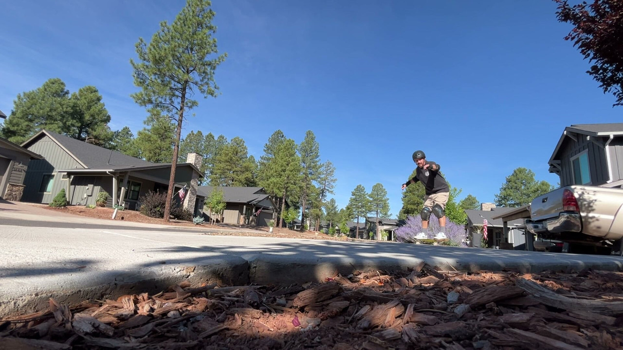 Skateboarding is fun!