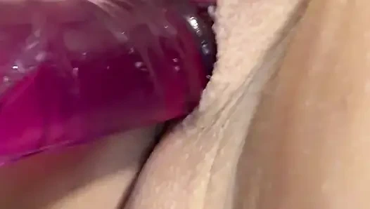 Vibrator in My Pussy to Warm up