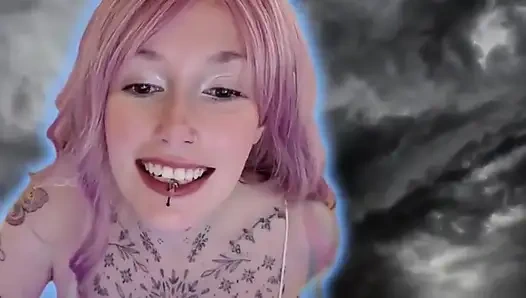 Giantess v0re - peri khayalan raksasa melahap mangsa manusia dengan tenggorokan dan menggoda!