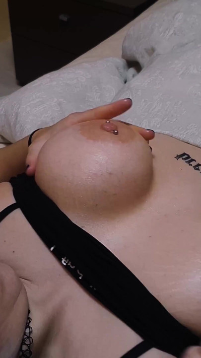 slow massage to big titted ORGASMIC girl and cum on boobs - Unlimited Orgasm | Clip 2