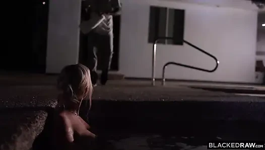 Blackedraw Busty Blonde MILF Loves to Deepthroat Huge BBC