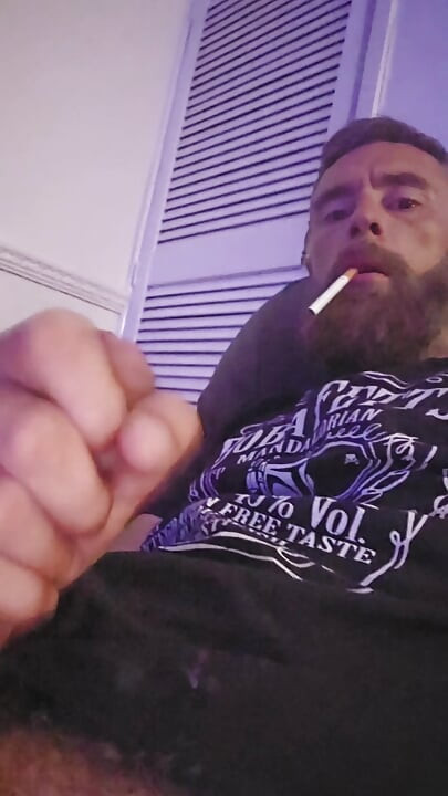 Wanking and slipping a finger in my ass