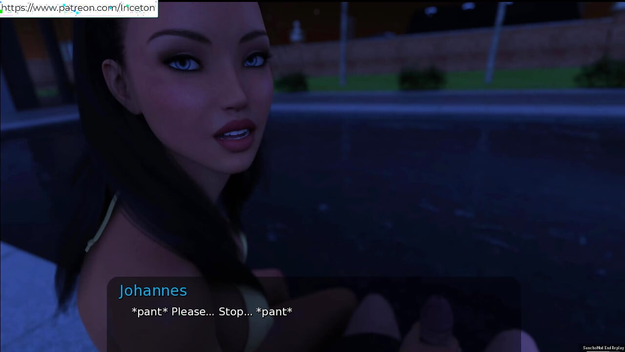 Summer with Mia - Getting handjob at the pool