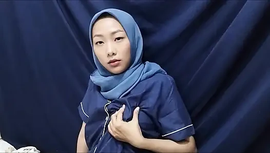 Hijab filipina-frauen masturbieren mit freund