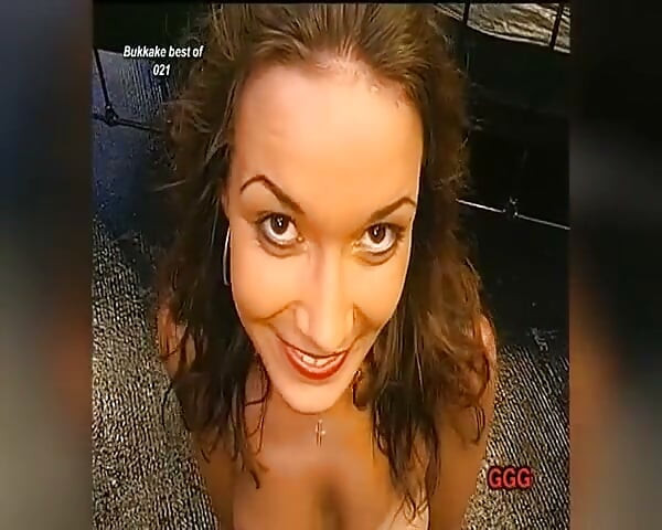 Ggg - Bukkake Slut Swallows Cum in Gangbang