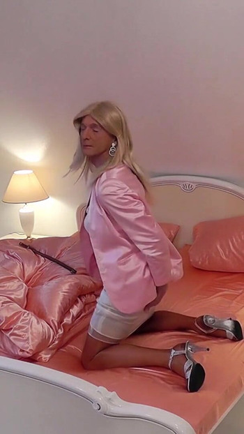 Powerful moment from "A Fuckable Sissy In Silk & Satin"