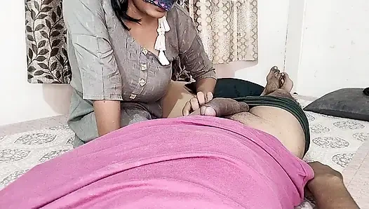 Сводная сестра сосет и сводный брат перед покупкой, полный хинди аудио