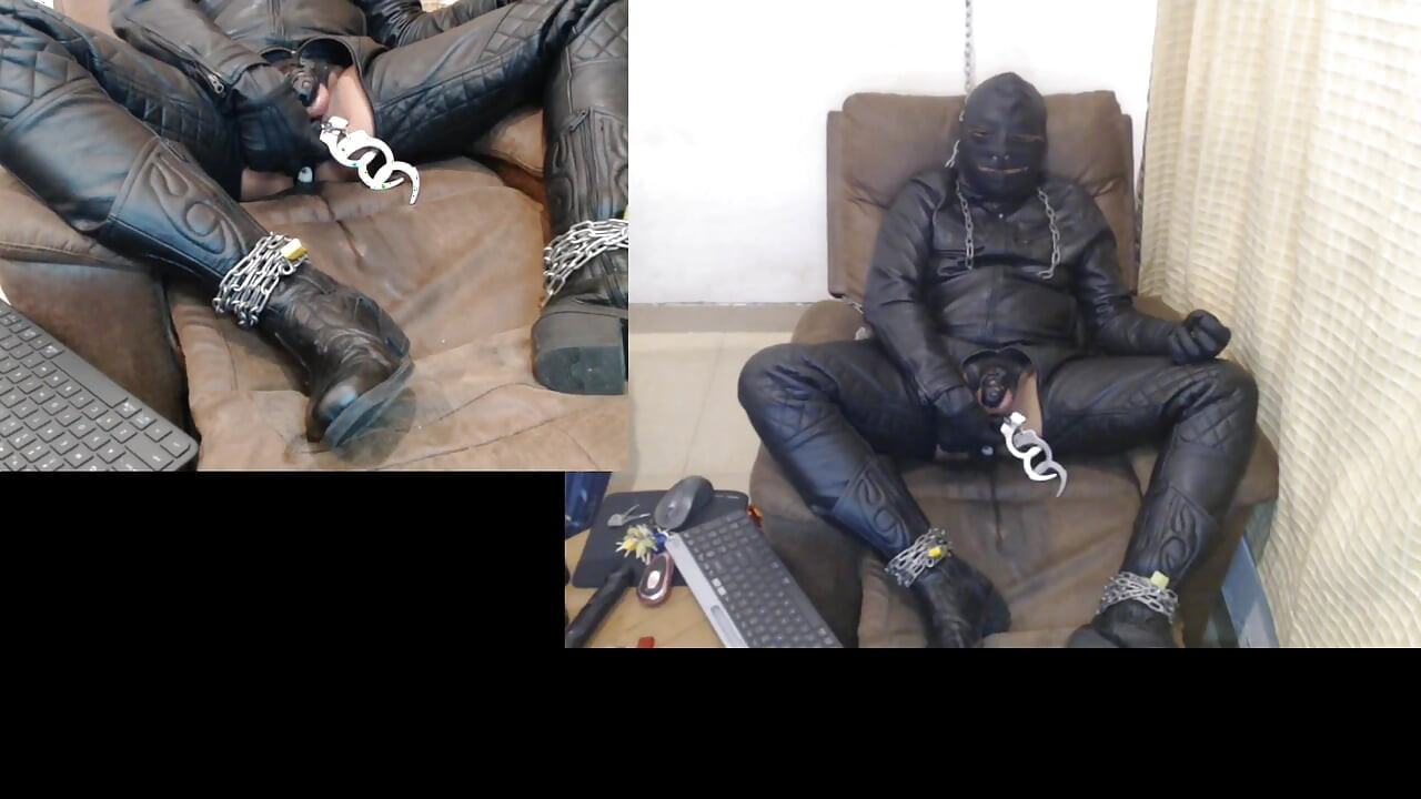 Selfbondage Leather Gay Live