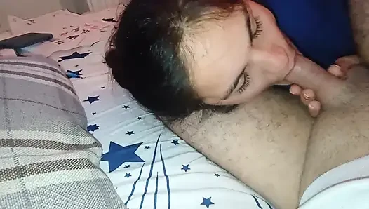 AncaLuxe - stepdaughter sucks my dick and swallows cum all the time