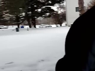 Third Cock, Balls, and Taint Video in the Cold Winter