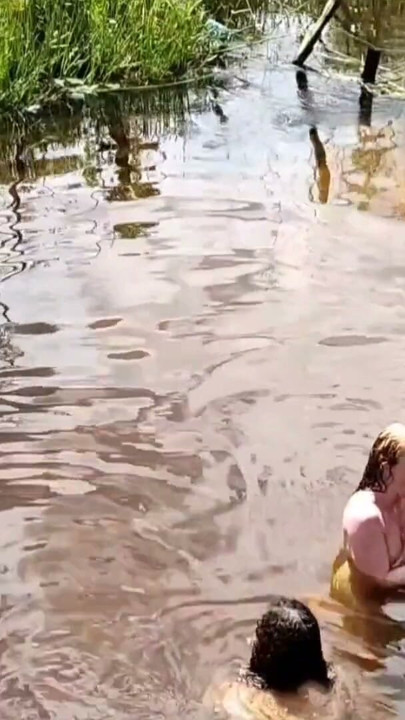 Cooling Off And Fucking With Hot Girls In The Creek | Clip 1
