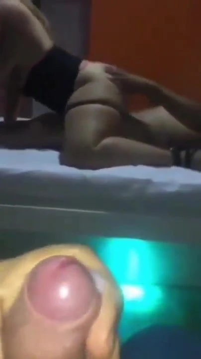 cuck has strong orgasm while gf fucks stranger