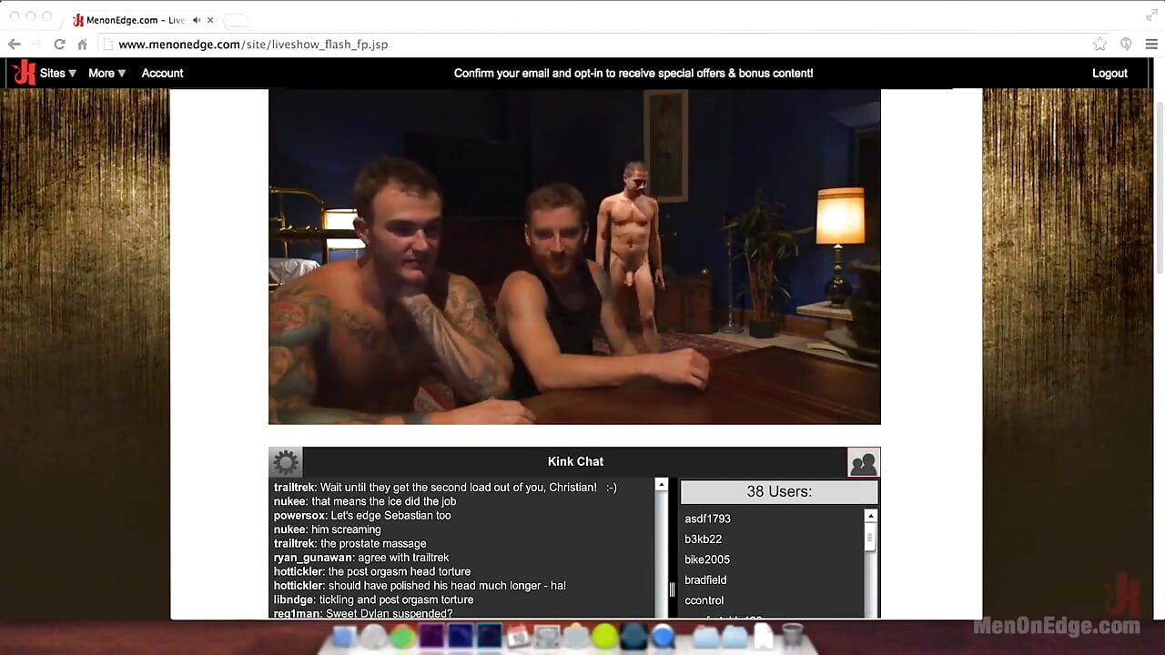 First Ever Men on Edge Live! - Slumber Party