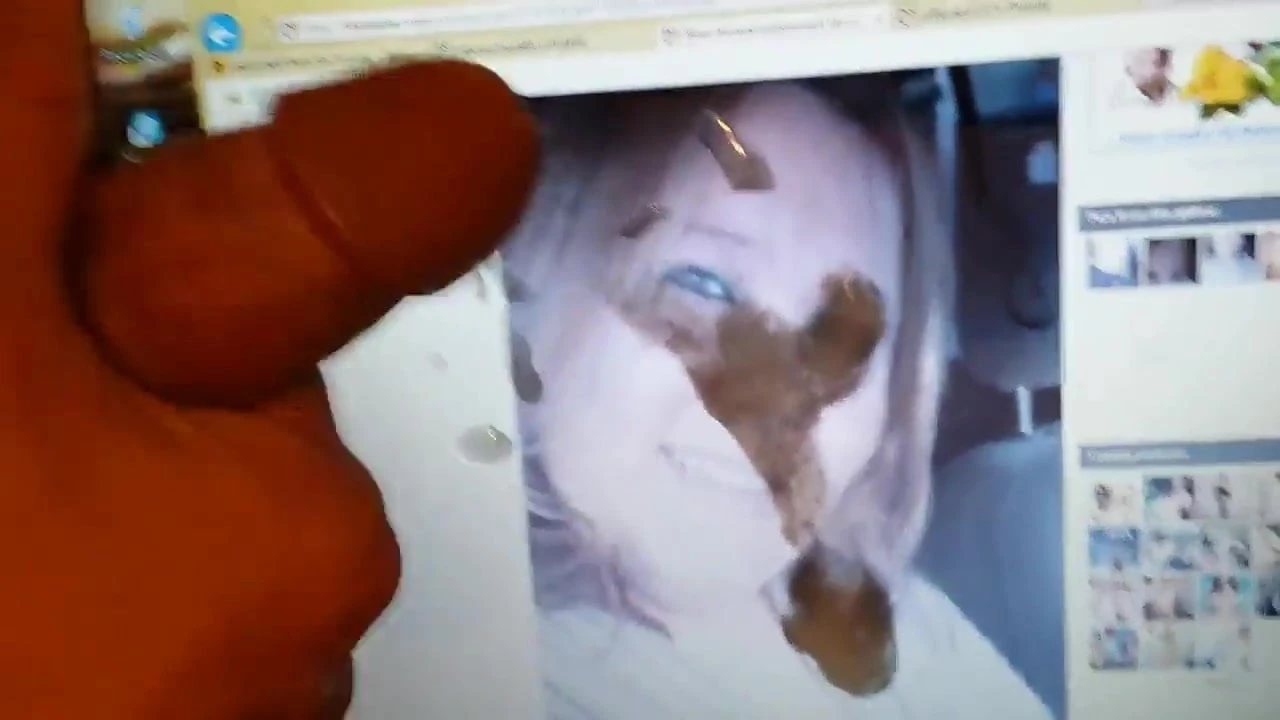 Sperma hyllning för sexig nicole