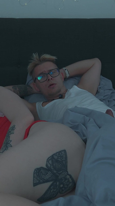 Step Mom Tests Step Son's Secret Gift on Shared Hotel Bed New Year's Eve | Clip 3