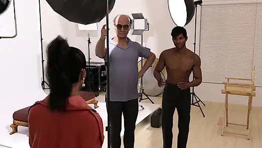 The Three Panels: Cuckold Gets Hard Watching His Wife Doing Nude Photoshoot with Another Man and He Fucked Her Good - Episode 9