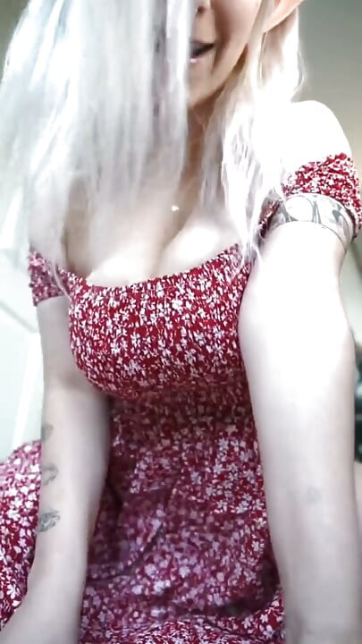 Busty Elf Sneaks Into Your Room and Rides Your Dick
